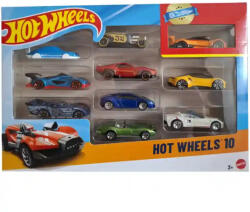 Mattel Hot Wheels kisautók 10 darabos szett (54886-04) - jatekbirodalom