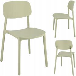 Jumi Zöld Kárpitozott Szék Nappali Étkező Konyha Modern Velúr (CM-275195)