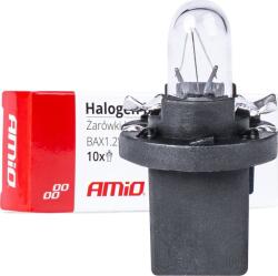 AMiO Halogén Izzó Műszerfalba T5 B8.5D 12V 8.5W BAX1.2W Fehér (0503371) (0503371) (0503371)