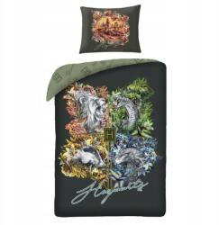 Halantex Ágyneműhuzat 140x200 Harry Potter zöld párnahuzat 70x90 Halantex (B140-HARRYPOTTER28)