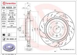 BREMBO Disc frana BREMBO 09. N333.31 (09.N333.31)