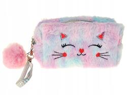 Adar Kozmetikai Táska Nyaralásra Plüss Cica. Tároló Táska (0823)