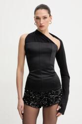 PRESSIAT gyapjú felső - fekete S