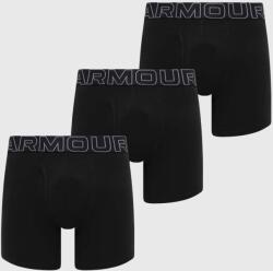 Under Armour férfi boxeralsó 93 Perf Cotton 6in 3-as csomag - fekete L