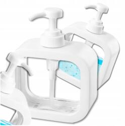  Folyékony szappan adagoló Fürdőszobai tartály Fehér Konyhai 300 ml (Dozownik do mydła w płynie płynu)