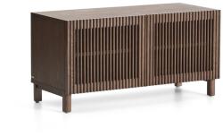 Kave Home Sötétbarna cipőtartó kőrisfa dekorral 98x50x43 cm Beyla - Kave Home