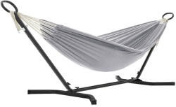 SONGMICS Hintaágy állvánnyal, 5 állítható magasság, szürke, 210 x 150 cm (GHS001G01)