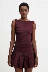 Retrofete ruha Audrina - burgundia S