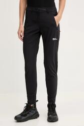 Jack Wolfskin szabadidős nadrág Hikeout - fekete 34