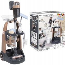 Smoby kocsi egy kis takarítónőnek Rowenta rúdporszívóval (SMOBY 330326)