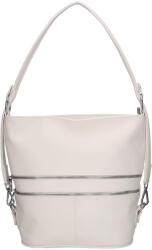 Karen 2452 fehér rostbőr táska