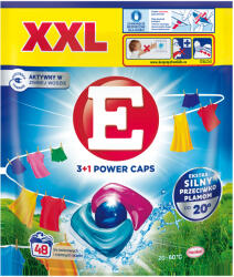 E 48 Power Caps mosókapszulák színes és sötét textíliákhoz (9000101804164)