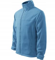 MALFINI Férfi polár kék meleg vastag kapucni nélküli cipzáras pulóver S (5011413)
