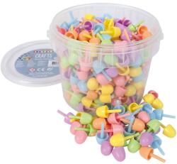 Playbox PlayBox: Mozaic colorat cu piese rotunde de 15 mm, set de 350 de bucăți în găleată (2472549)