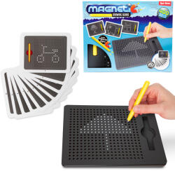 Magic Toys Tablă de desen magnetică cu bile și stilou (51321A)