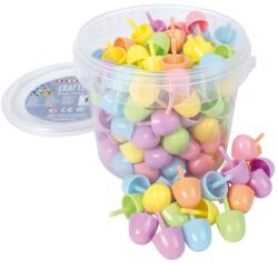 Playbox PlayBox: Mozaic colorat cu piese rotunde de 20 mm, set de 125 bucăți în găleată (2472550)
