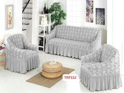 DELFIN Huse Elastice Pt Canapea si 2 Fotolii Jacquard Cod TRF112