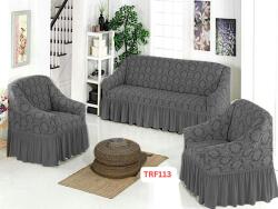 DELFIN Huse Elastice Pt Canapea si 2 Fotolii Jacquard Cod TRF113