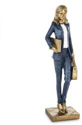 Art-Pol Dolgozó lány táskával és könyvvel szobor - 23 cm (IMO-PP-IM-A-178752)