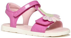 Geox lány divatos szandál - tépőzáras, virág díszítéssel, rózsaszín - gyerekcipo - 20 890 Ft