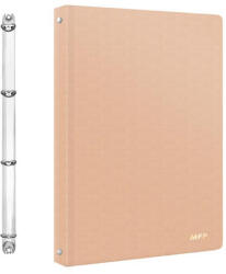 MFP Műanyag gyűrűskönyv A/4, 4 gyűrűs, MFP, bézs (rózsaszín) (MFP-5371174) - officetrade
