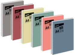 MFP Spirál füzet A/4, spirál, vonalas, 80 lap, MFP (MFP-7501613) - mesescuccok