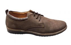 CIUCALETI Pantofi barbati casual din piele naturala bufo maro GKR20MBF, marimea 43