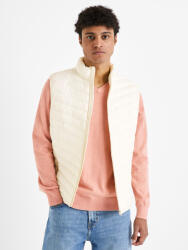 Celio Кремава мъжка ватирана жилетка Celio Dulock Celio | Byal | МЪЖЕ | XL