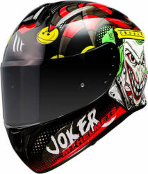 MT Helmets Targo Joker A1 Gloss Negru Casca Moto Față Întreagă DOT ECE 22.05 1450gr MTH000KRA350 (MTH000KRA350)