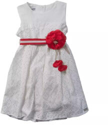 Evita Rochie pentru Copii Fără mâneci Din tul Set cu Accesorii White 242202 (242202)