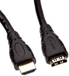 PremiumCord Cablu extensie HDMI, tata - mama, 4K@30Hz, conectori auriti, 3m, PremiumCord, kphdmf3