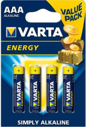 VARTA Elem, AAA mikro, 4 db, VARTA "Energy (VEEAAA4) - fiorex