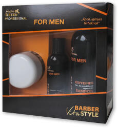 Golden GREEN Barber VitaStyle Prof. For Men Ápoló Csomag SAMPONNAL és SZÉRUMMAL