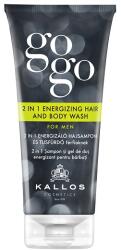 Kallos GOGO 2 in 1 energetizáló sampon és tusfürdő férfiaknak 200 ml