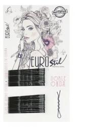  Eurostil Hullámcsatt Fekete 5 cm ferde 24db/csomag 04934/50