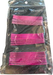  Hullámcsatt színes csillámos pink 24 db 4102