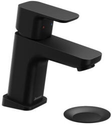 RAVAK TD F 011.20 Álló 140 mm-es mosdócsaptelep C-C lefolyóval, FEKETE (X070147) - csempekert
