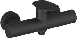 RAVAK Spring fali zuhanycsaptelep zuhanyszett nélkül, matt fekete SG 032.20BLM (X070549) - csempekert