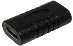 Neutralle USB csatlakozó, (3.1), USB C csatlakozó - USB C csatlakozó, fekete, műanyag zacskóban