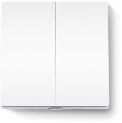 TP-Link - Întrerupător inteligent dublu pentru iluminat, Wi-Fi, alimentat cu 2 baterii AAA (AB0133)