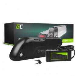 Green Cell elektromos kerékpár akkumulátor 36V 13Ah 468Wh Ebike EC5 Ancheer, Samebike, Fafrees számára, töltővel együtt (EBIKE71STD)