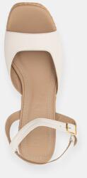 Souliers Martinez сандали със скосена пларформа кожени SUMMER (SUMMER.WHITE)