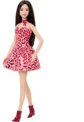 Mattel Barbie Fashionistas baba leopárdmintás ruhában (JJN59) - morzsajatekbolt