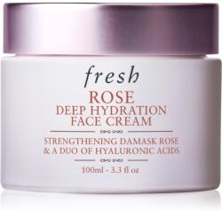 fresh Rose Deep Hydration Face Cream hidratáló arckrém hialuronsavval 100 ml