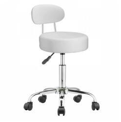  Háttámlás kozmetikai szék, fehér (HOP1001851-2)