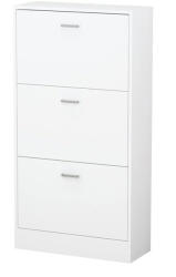  Cipős szekrény 3 részes, fehér színben (HOP1001526)