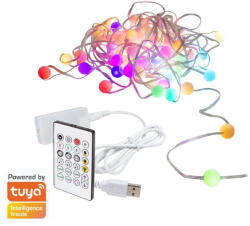 LogiLink Wi-Fi intelligens RGB fényfüzér távirányítóval, Tuya kompatibilis, 3 m (SH0131) (SH0131)