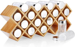  18 részes bambusz fűszertartó állvány (HOP1001758)
