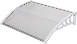  Műanyag előtető több méretben és színben-120x90 cm-fehér (HOP1000696-2)