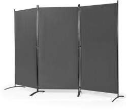  Mobil térelválasztó 260x180cm, szürke (HOP1001305-1)